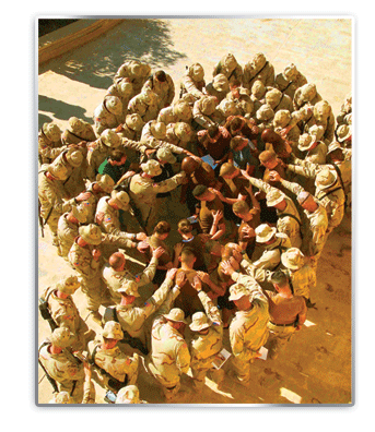 Soldiers Praying